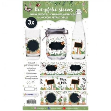Schrumpfbanderolen Herbs 38 x 11