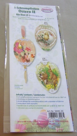 Preview: Schrumpfbanderolen Ostern II für Eier von 8 x 5,5 cm bis 10 x 7 cm