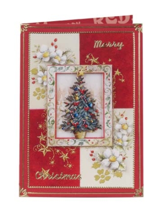 Preview: Bastelset in Buchform Weihnachten traditionell