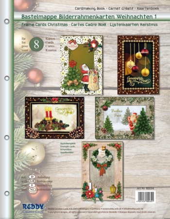 Bastelmappe Bilderrahmenkarten Weihnachten I
