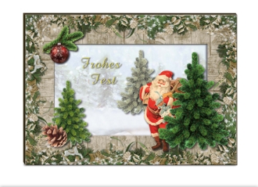 Preview: Bastelmappe Bilderrahmenkarten Weihnachten I