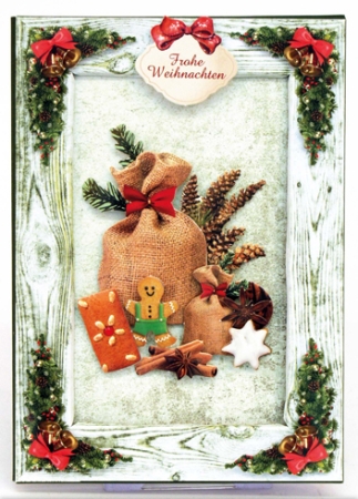 Preview: Bastelmappe Bilderrahmenkarten Weihnachten II