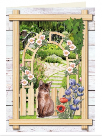 Preview: Bastelmappe Gartenblumen