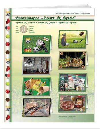 Reddy Cards Bastelmappe Sport, Brett- und Glücksspiele