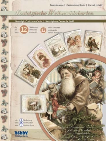 Bastelmappe Nostalgische Weihnachtskarten