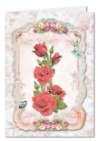 Preview: Reddy Cards Bastelmappe Vintage Roses