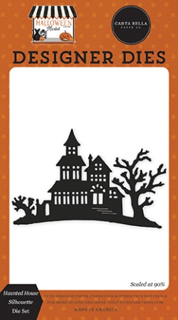 Carta Bella Haunted House Silhouette Dies