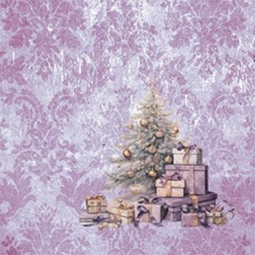 Berries Beauties Paper Pack 20 x 20 Pastel Purple Christmas