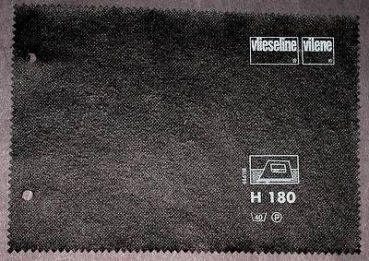 Vlieseline Bügeleinlagen H180 60cm breit schwarz je Meter