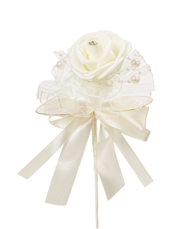 Deko Blumenpick I creme ca. 12 cm