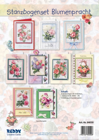Reddy Cards 3D Stanzbogenset Blumenpracht