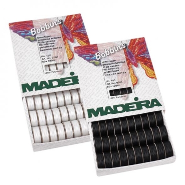 Madeira Bobbin Unterfaden No. 150 weiss 120 Meter