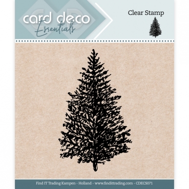 Card Deco Essentials Clear Stamp Transparenter Stempel Christmas Tree