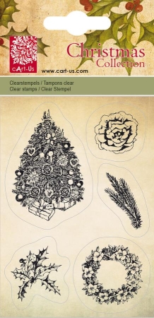 cArt-Us Clearstamp Xmas Weihnachtsbaum / -kranz