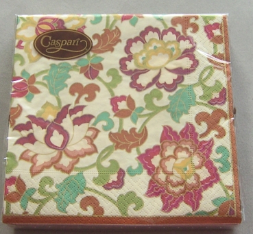 Caspari Lunch Serviette pro Stück Cloisonne ivory