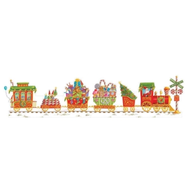 Caspari Adventskalender Holiday Express
