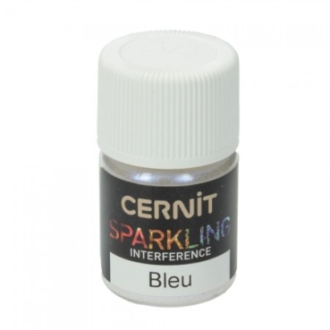 Cernit Sparkling 3 Gramm blau