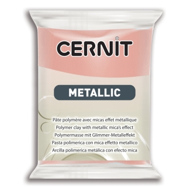 Cernit Metallic 63 x 55 x 15 mm roségold