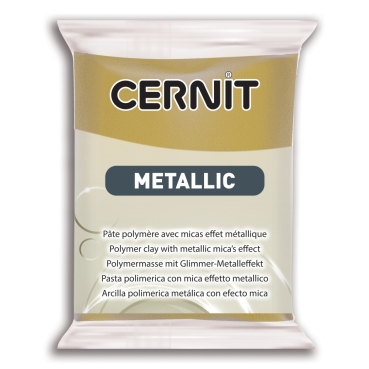 Cernit Metallic 63 x 55 x 15 mm antikgold
