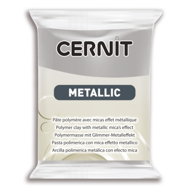 Cernit Metallic 63 x 55 x 15 mm silber