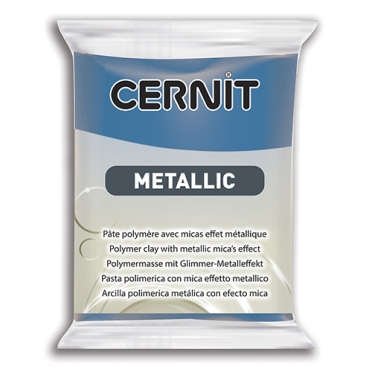 Cernit Metallic 63 x 55 x 15 mm blau