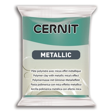Cernit Metallic 63 x 55 x 15 mm türkis