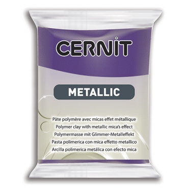 Cernit Metallic 63 x 55 x 15 mm violett