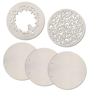 Ciao Bella Set mit 5 runden Deckkarten Nightingale