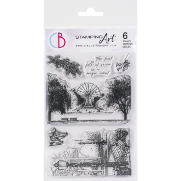 Ciao Bella Clear Stamp Set The first Fall of Snow