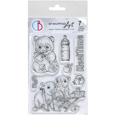 Ciao Bella Clear Stamp Set Mealtime