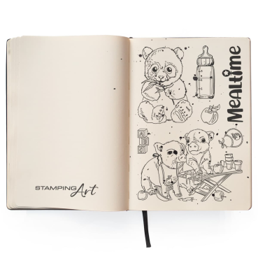 Preview: Ciao Bella Clear Stamp Set Mealtime