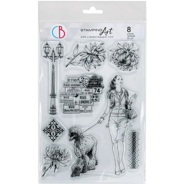 Ciao Bella Clear Stamp Set Walk in Paris