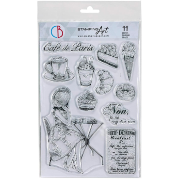 Ciao Bella Clear Stamp Set La Boulangerie