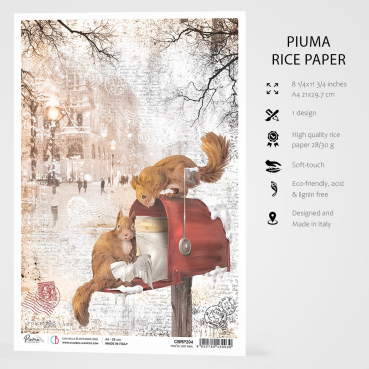 Preview: Ciao Bella Rice Paper A4 You've Got Mail