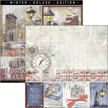 Preview: Ciao Bella 8 x 8 Inch Paper Pad London's Calling