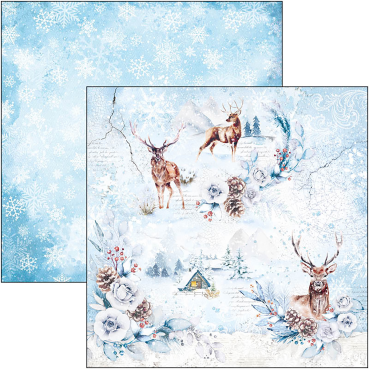 Preview: Ciao Bella 12 x 12 Inch Paper Pad Winter Journey