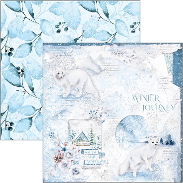 Preview: Ciao Bella 8 x 8 Inch Paper PAd Winter Journey
