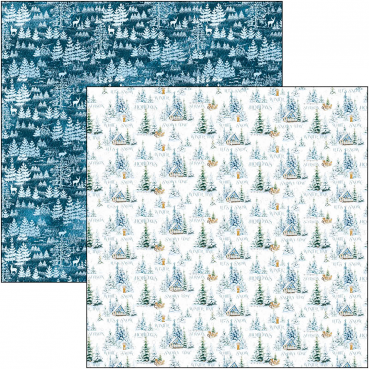 Ciao Bella 12 x 12 Inch Pad Winter Journey Patterns