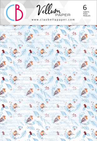 Ciao Bella Paper Patterns A4 Vellum Winter Journey