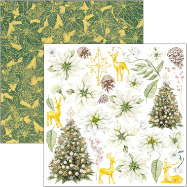 Preview: Ciao Bella 12 x 12 Inch Sparkling Christmas Paper Patterns