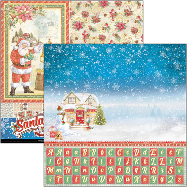 Preview: Ciao Bella 12 x 12 Inch Dear Santa Patterns Pad