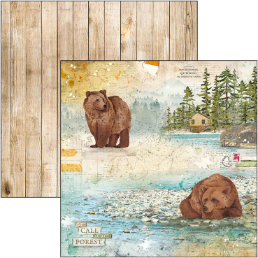 Preview: Ciao Bella 12 x 12 Inch Paper Pad Into the Wild