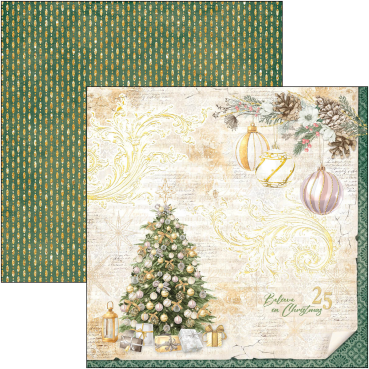 Preview: Ciao Bella 12 x 12 Inch Paper Pad Sparkling Christmas