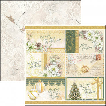 Ciao Bella 12 x 12 Inch Paper Pad Sparkling Christmas