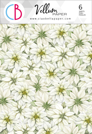 Ciao Bella Paper Patterns A4 Vellum Sparkling Christmas
