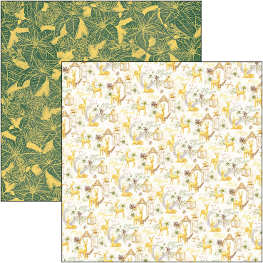 Ciao Bella 8 x 8 Inch Paper Pad Sparkling Christmas