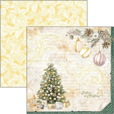 Ciao Bella 8 x 8 Inch Paper Pad Sparkling Christmas
