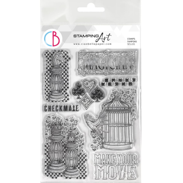 Ciao Bella Clear Stamp Set Transparente Stempel Make Your Move