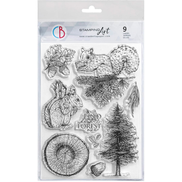 Ciao Bella Clear Stamp Set Transparente Stempel The Spirit of the Forest