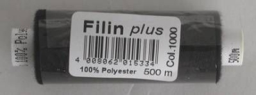 Coats Nähgarn aus 100 % Polyester je Stück 500 Meter schwarz